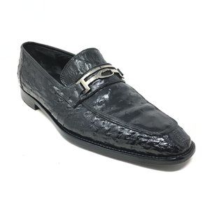 Fennix Horsebit Loafers Size 9.5 Full Ostrich